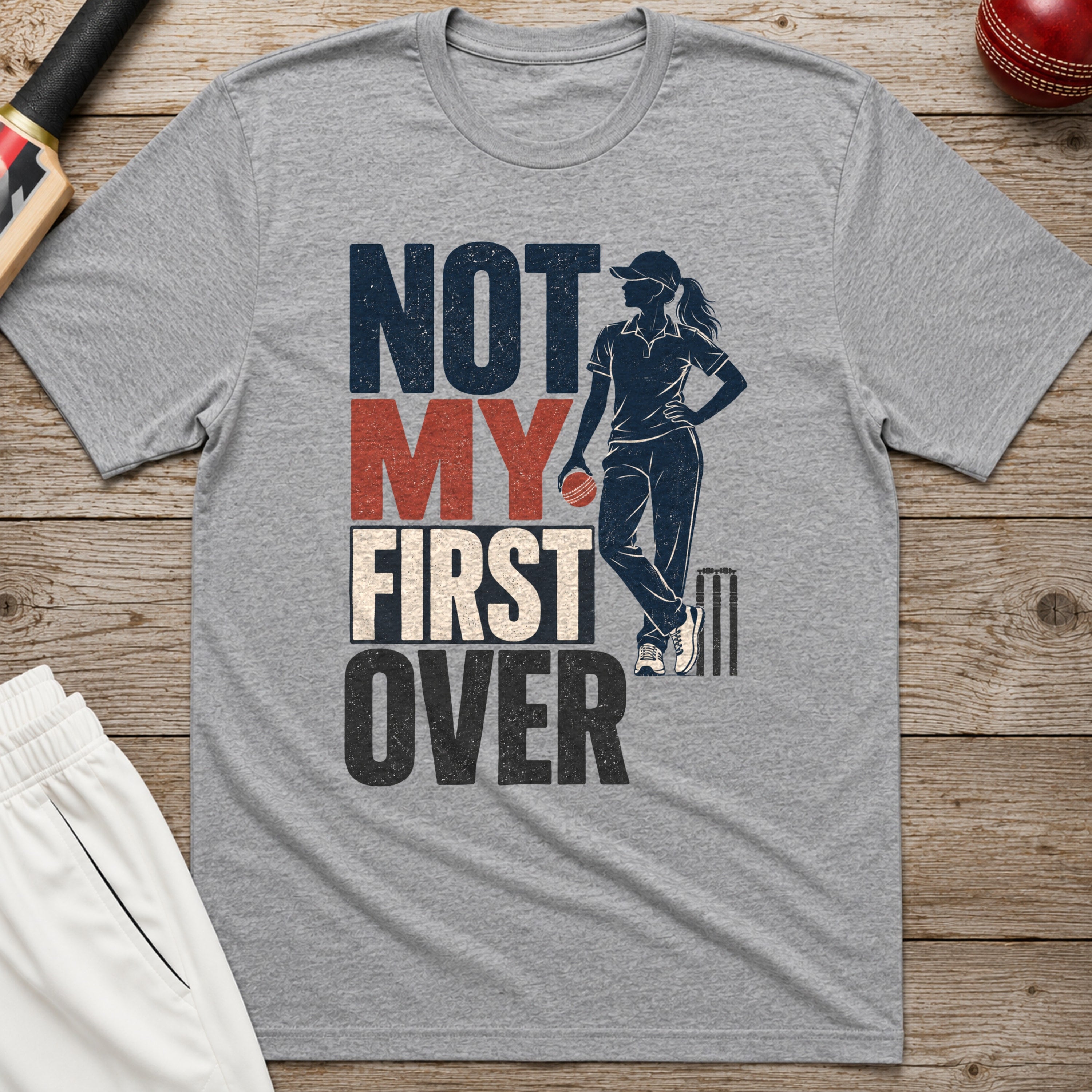 Not My First Over T-Shirt - Sport Grey