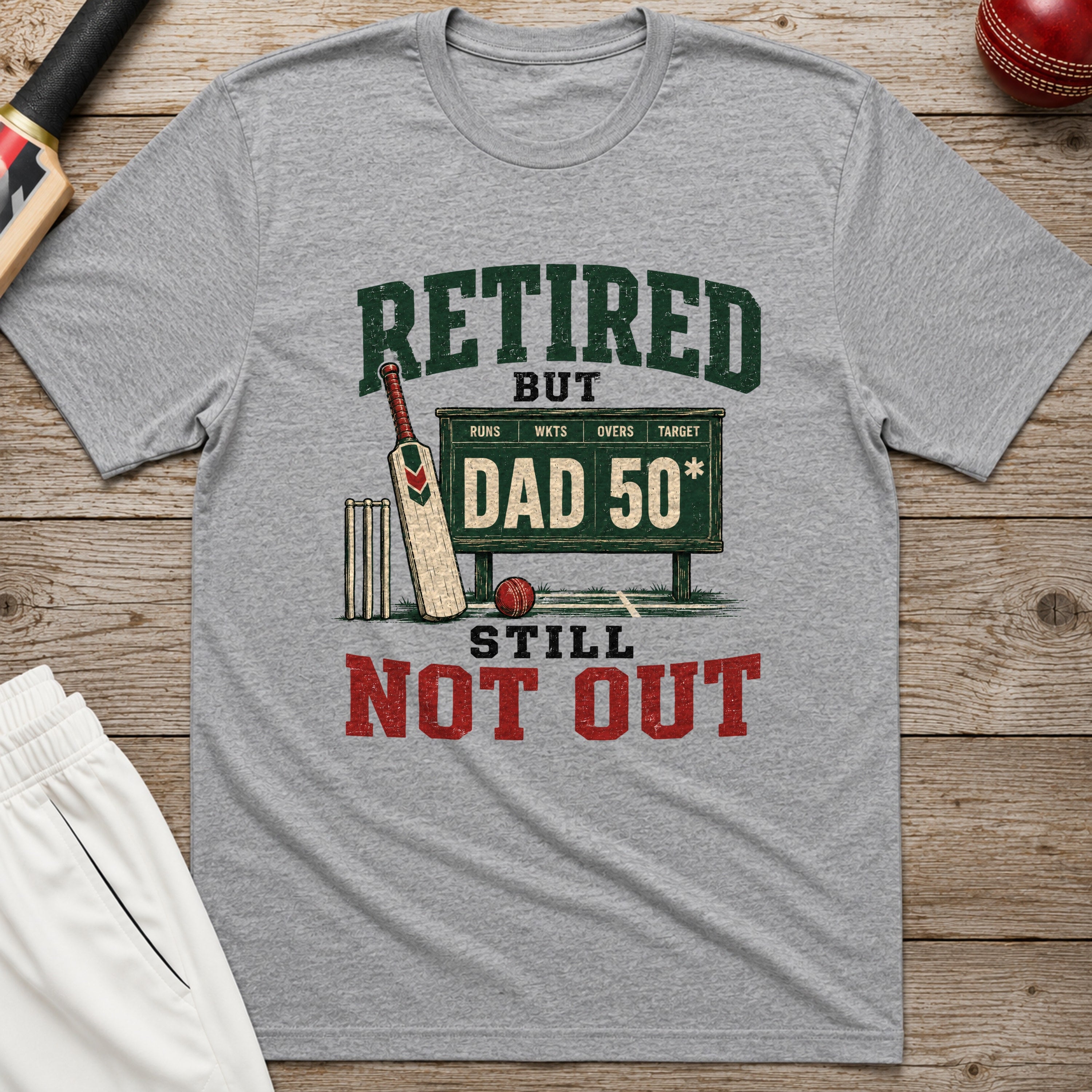 Retired But Still Not Out T-Shirt - Sport Grey