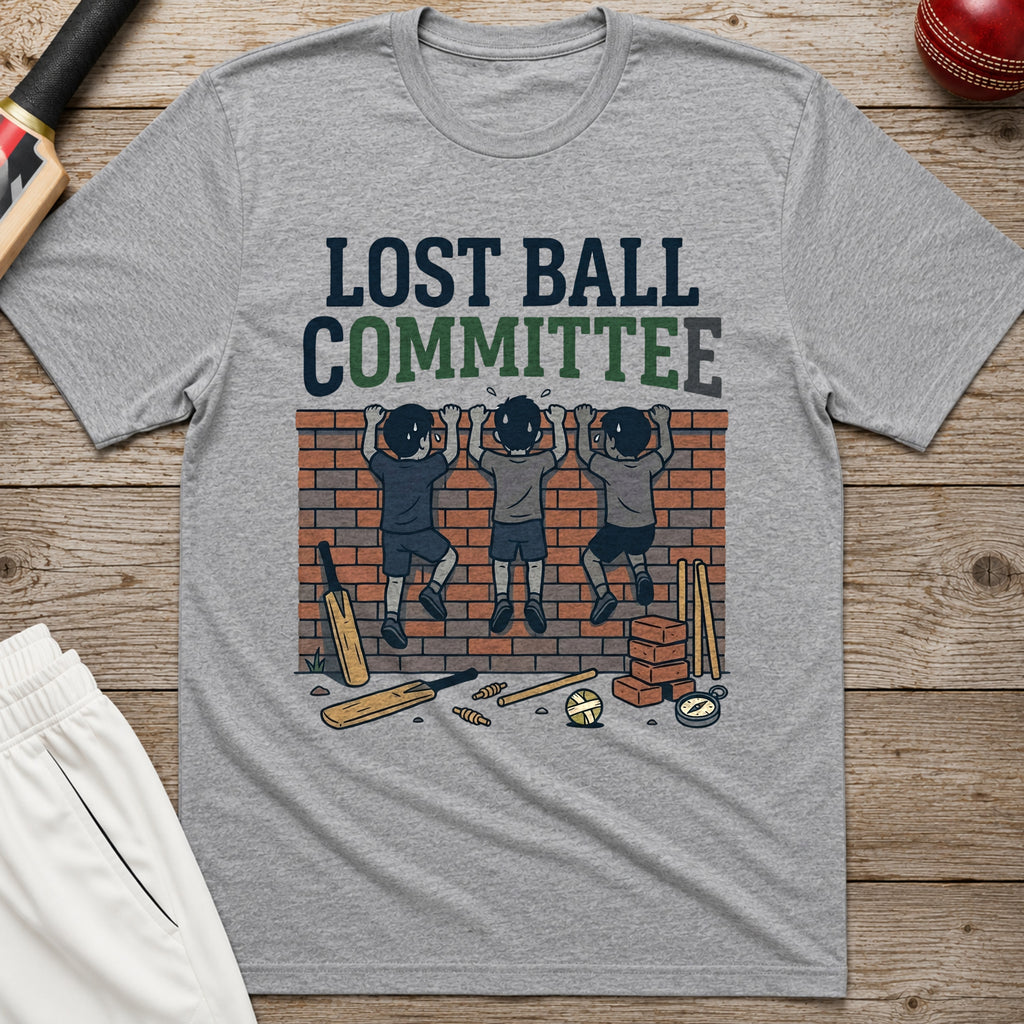 Lost Ball Committee T-Shirt - Sport Grey