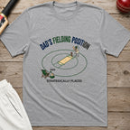 Dads Fielding Position T-Shirt - Sport Grey