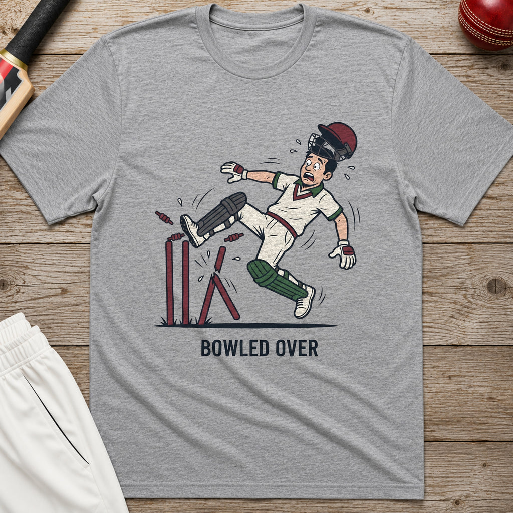 Bowled Over T-Shirt - Sport Grey