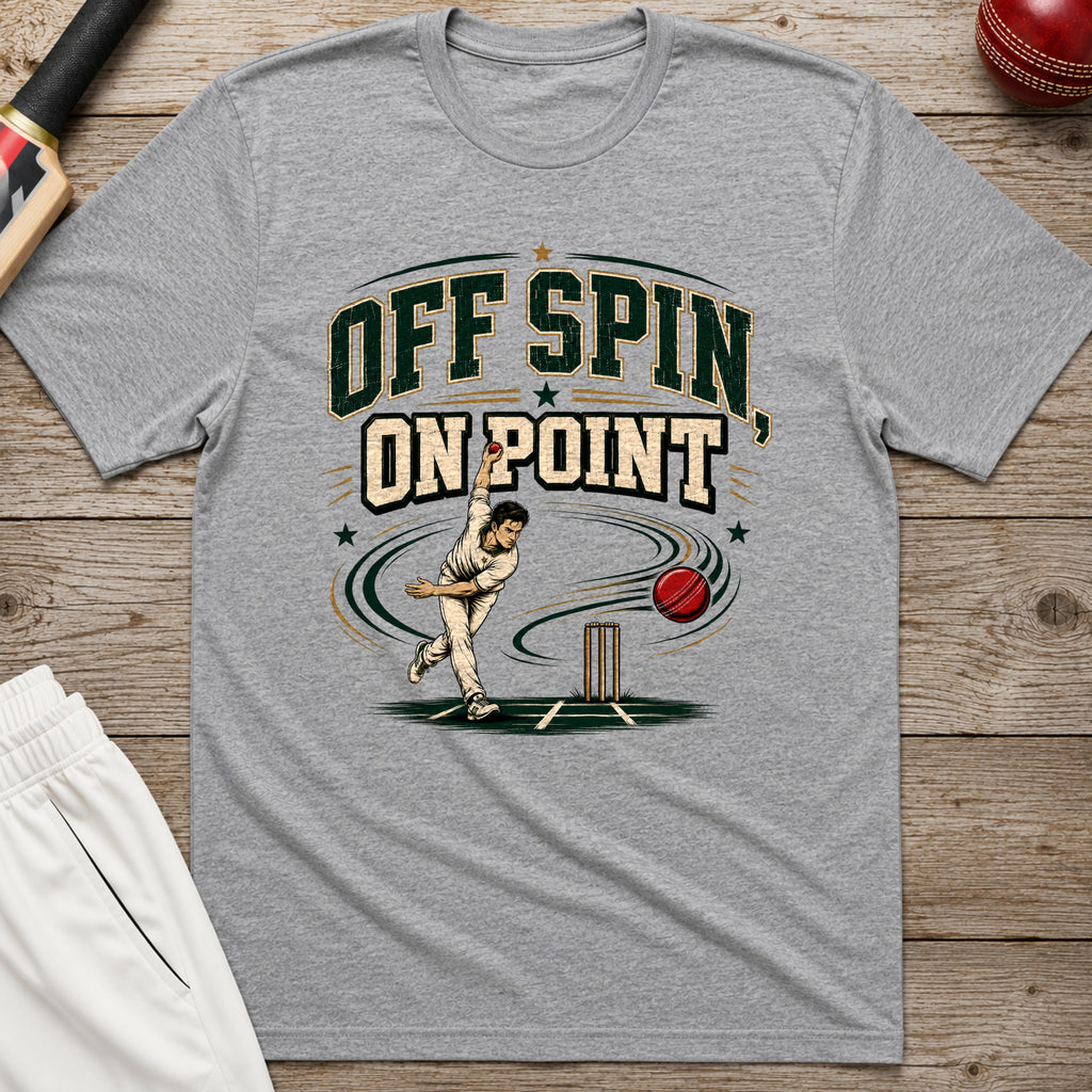 Off Spin On Point T-Shirt - Sport Grey