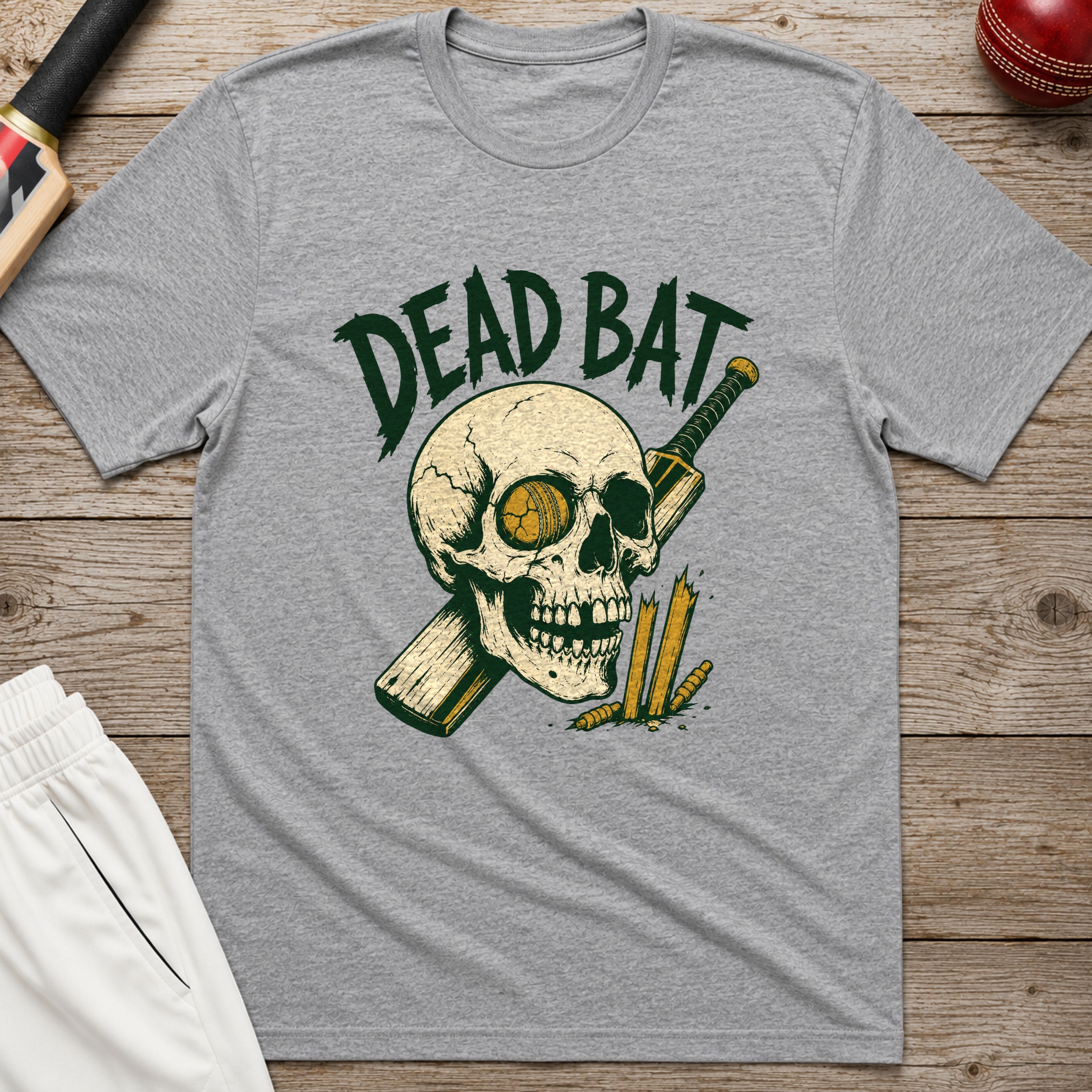 Dead Bat T-Shirt - Sport Grey