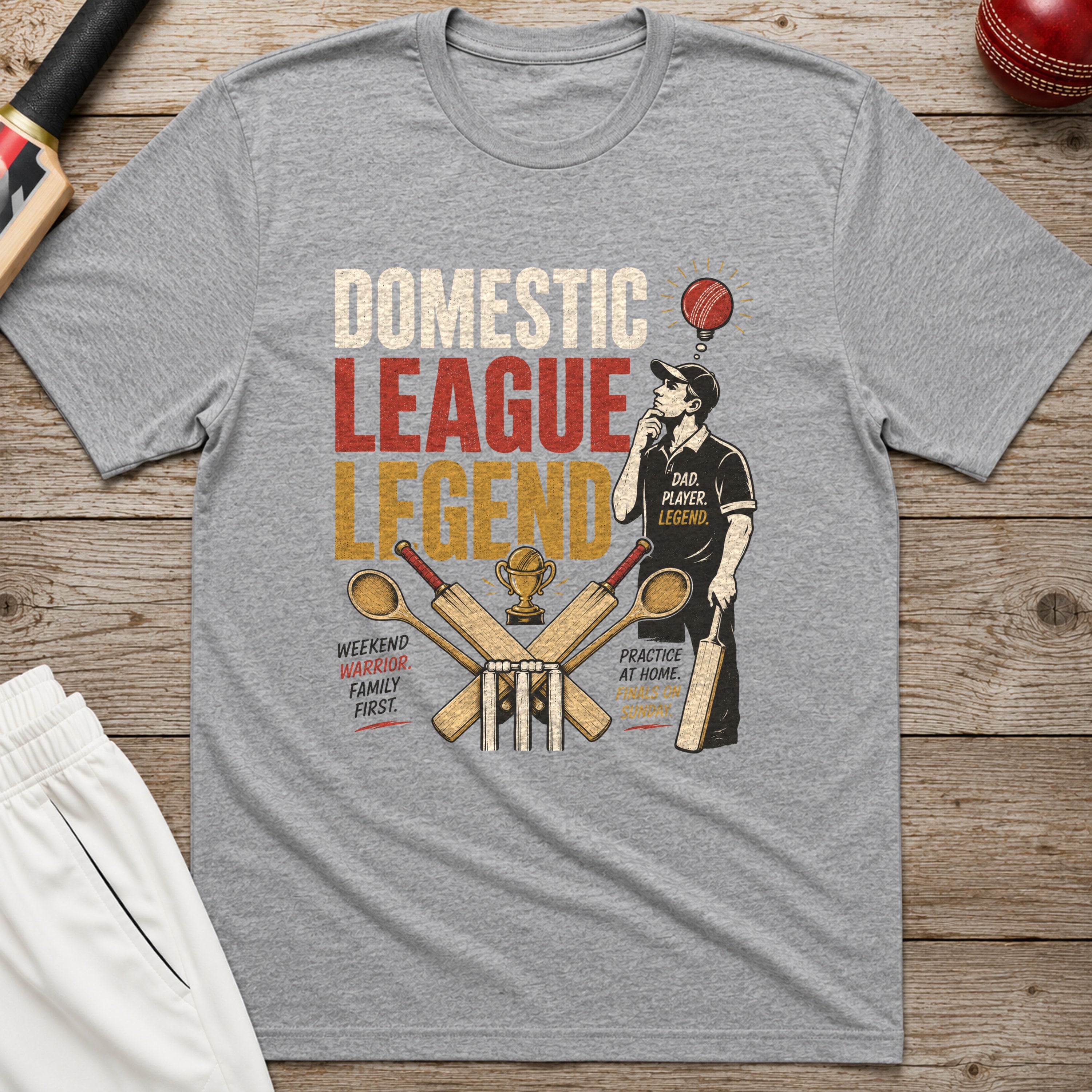 Domestic League Legend T-Shirt - Sport Grey