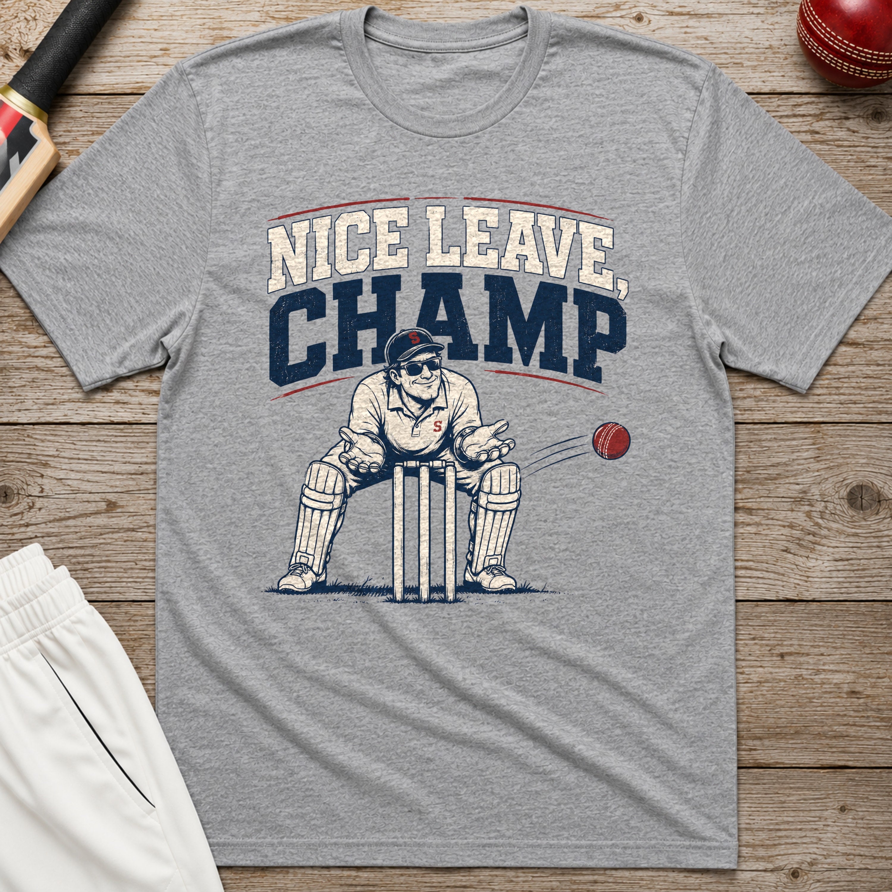 Nice Leave Champ T-Shirt - Sport Grey