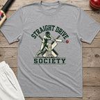 Straight Drive Society T-Shirt - Sport Grey