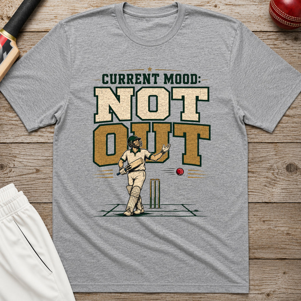 Current Mood Not Out T-Shirt - Sport Grey