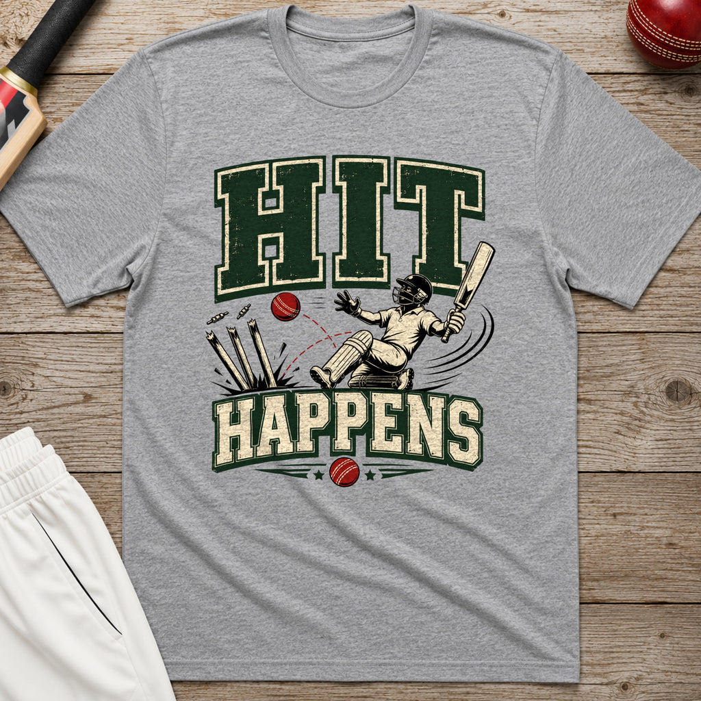 Hit Happens T-Shirt - Sport Grey