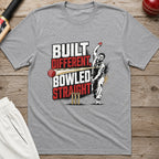 Built Different Bowled Straight T-Shirt - Sport Grey