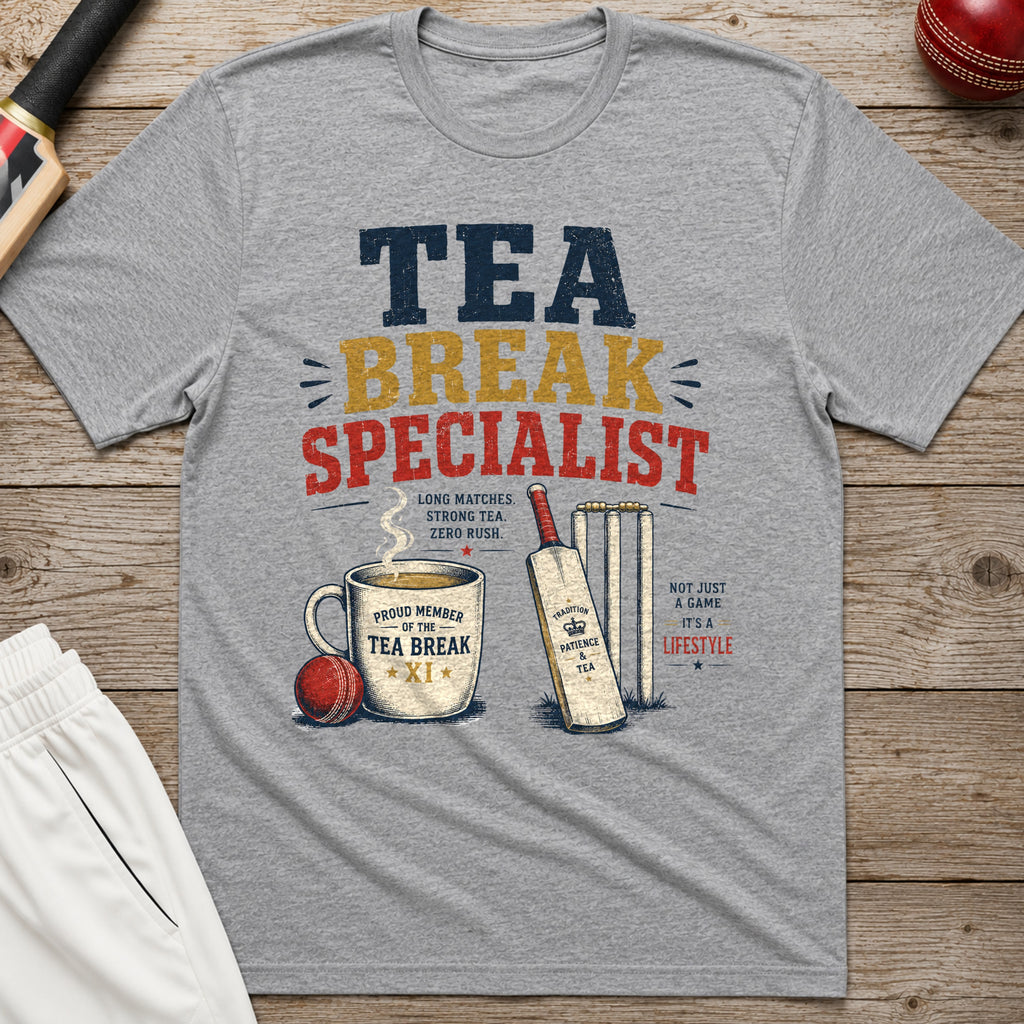 Tea Break Specialist T-Shirt - Sport Grey