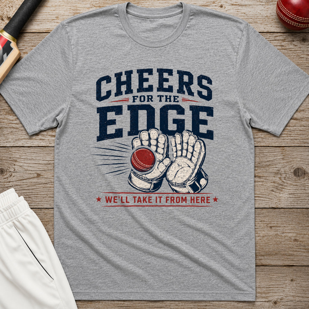 Cheers For The Edge T-Shirt - Sport Grey