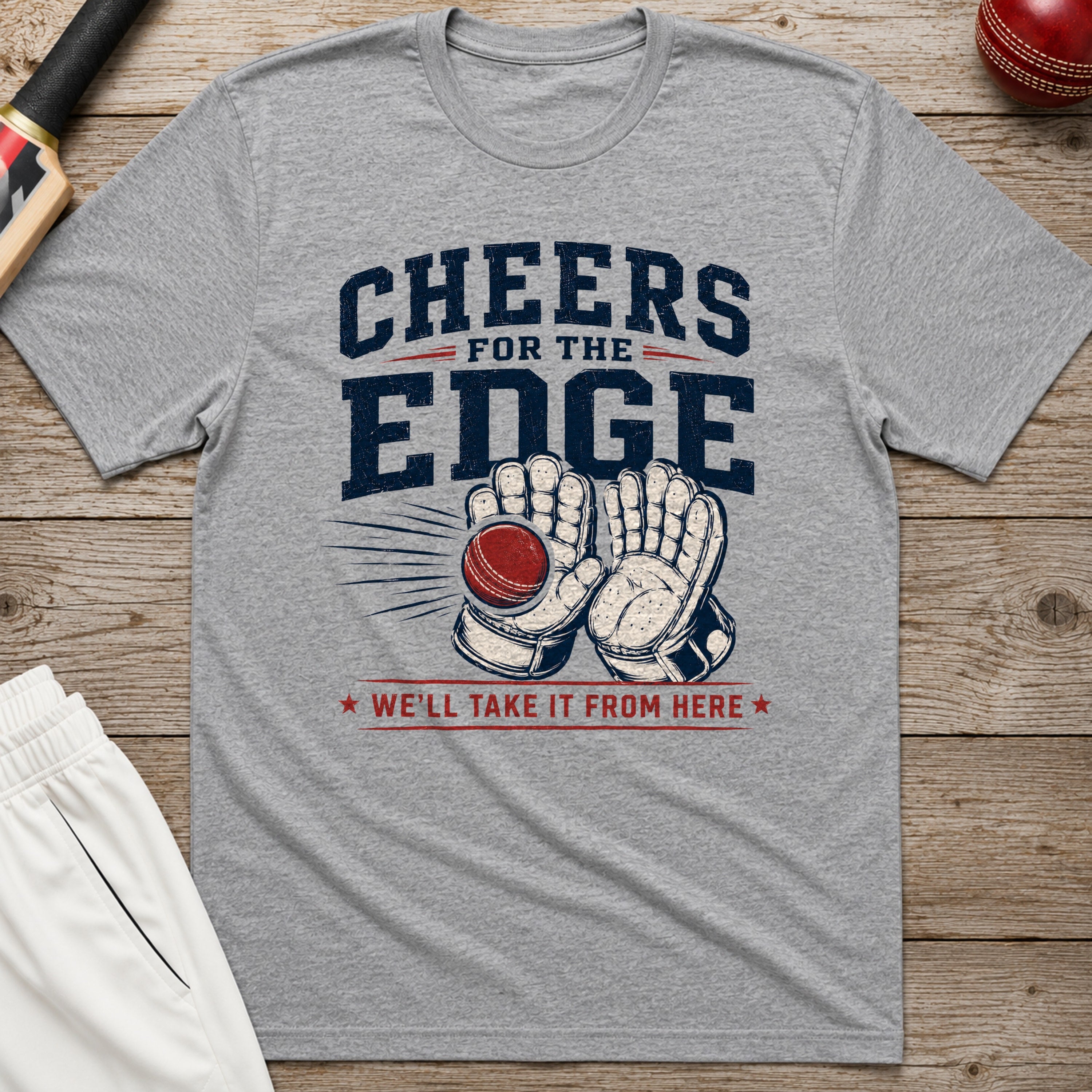 Cheers For The Edge T-Shirt - Sport Grey