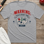 Talks In Cricket Terms Only T-Shirt - Sport Grey