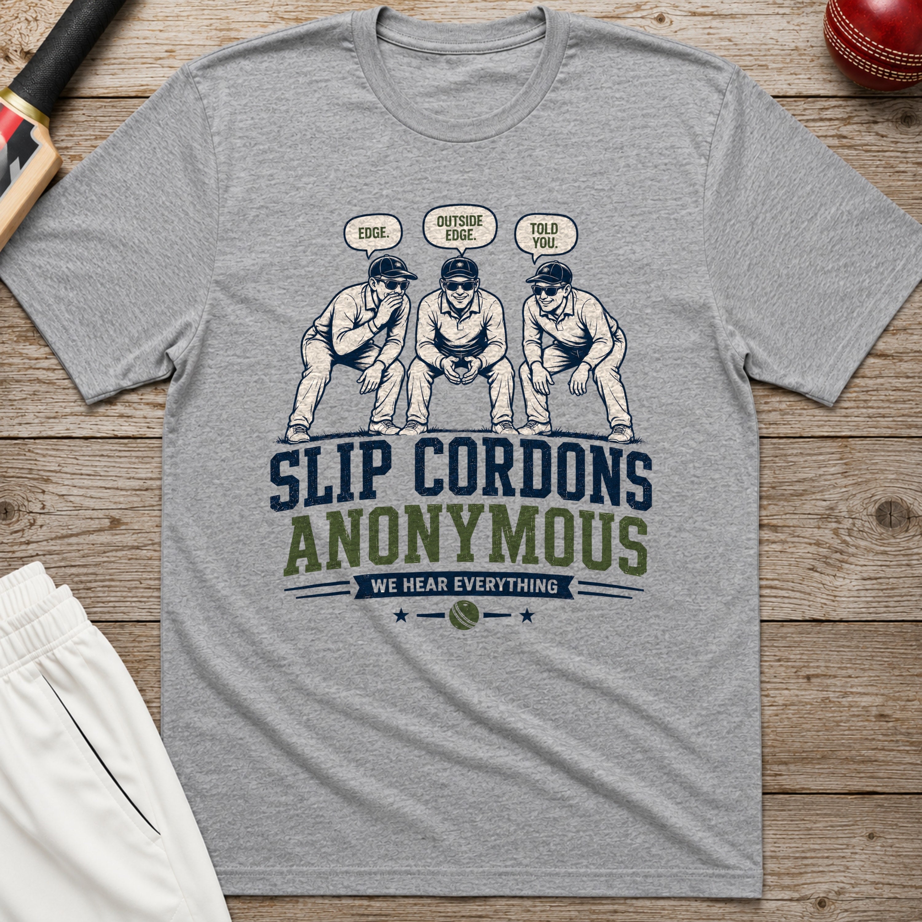 Slip Cordons Anonymous T-Shirt - Sport Grey