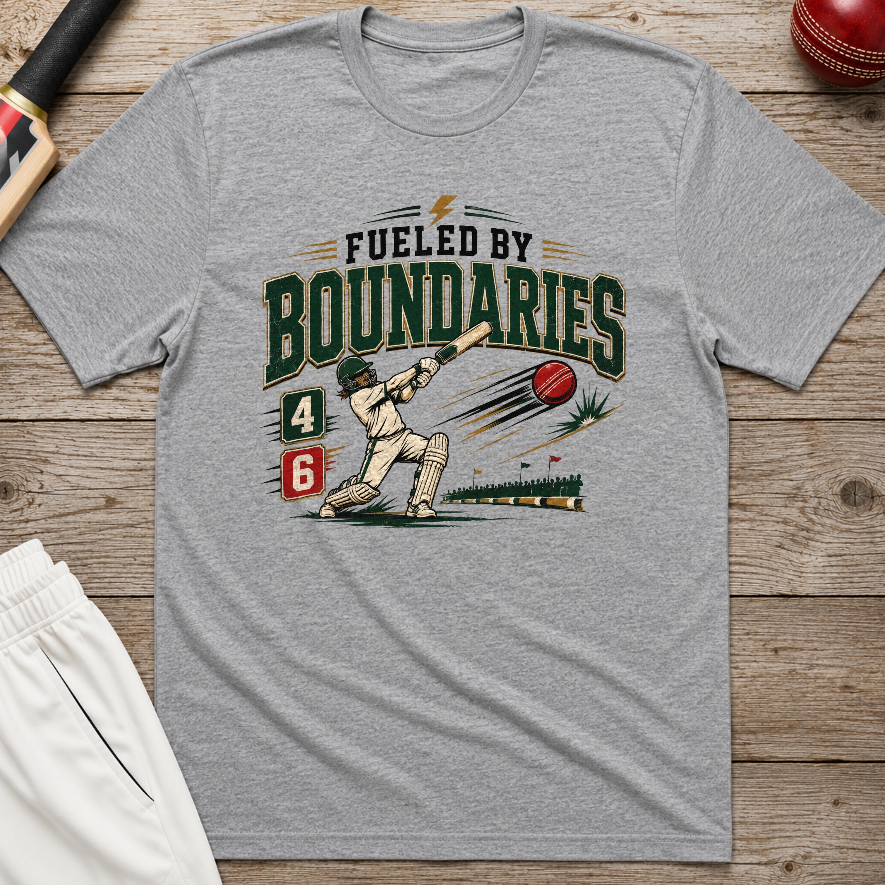 Fueled By Boundaries T-Shirt - Sport Grey