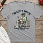 Dad Review System T-Shirt - Sport Grey