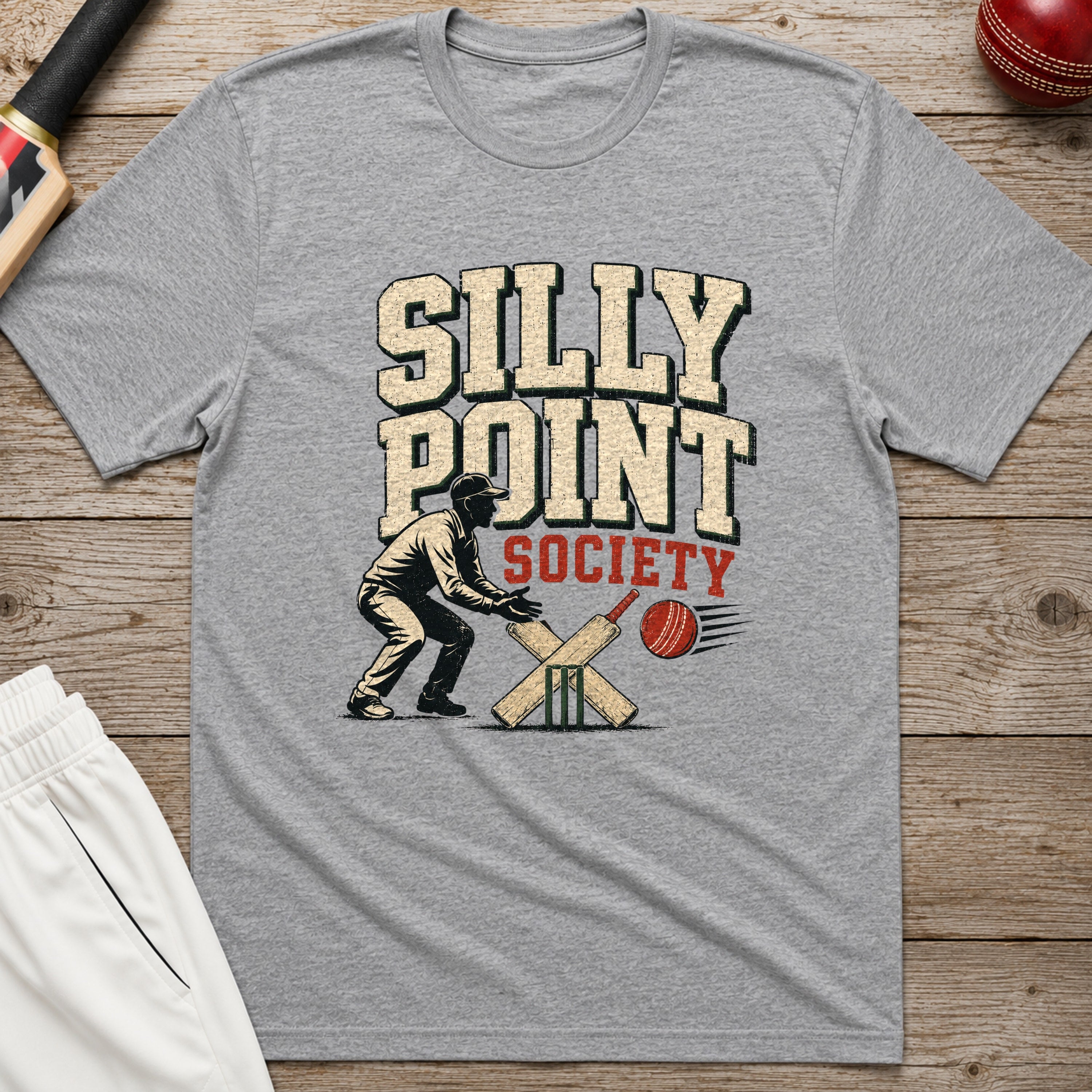 Silly Point Society T-Shirt - Sport Grey