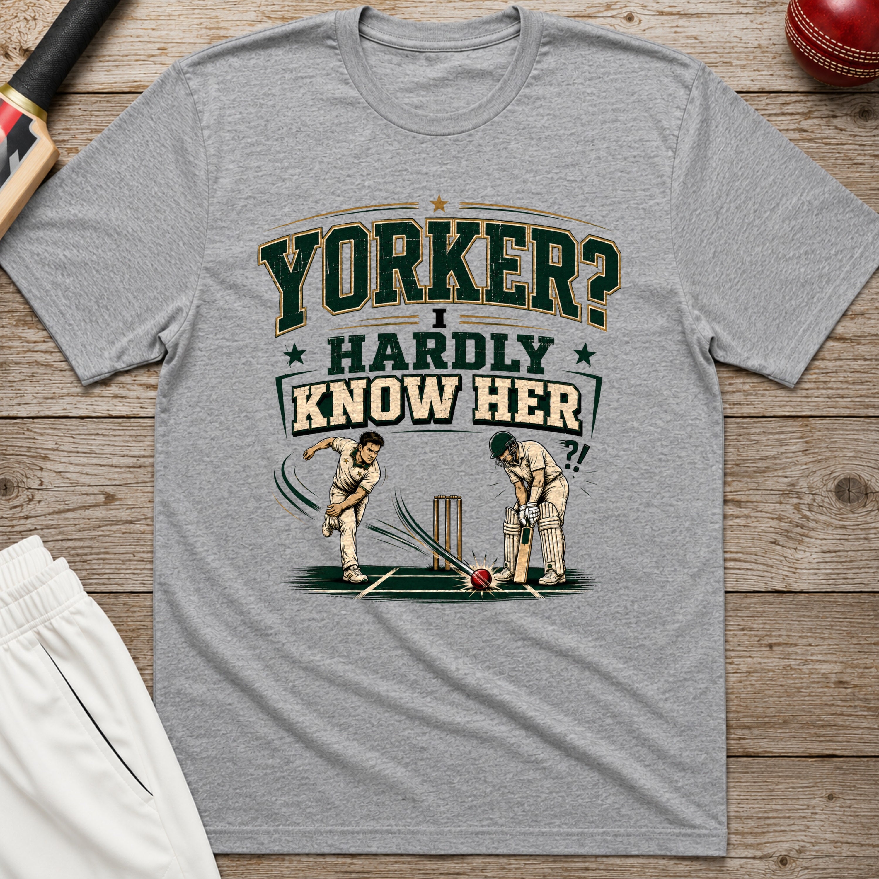 Yorker I Hardly Know Her T-Shirt - Sport Grey
