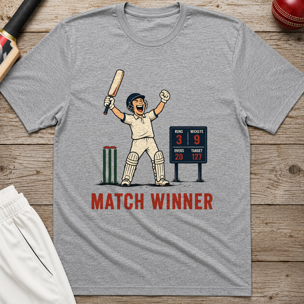 Match Winner T-Shirt - Sport Grey