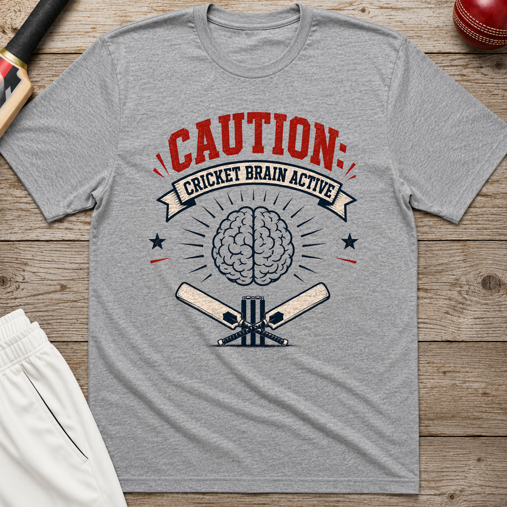Cricket Brain Active T-Shirt - Sport Grey