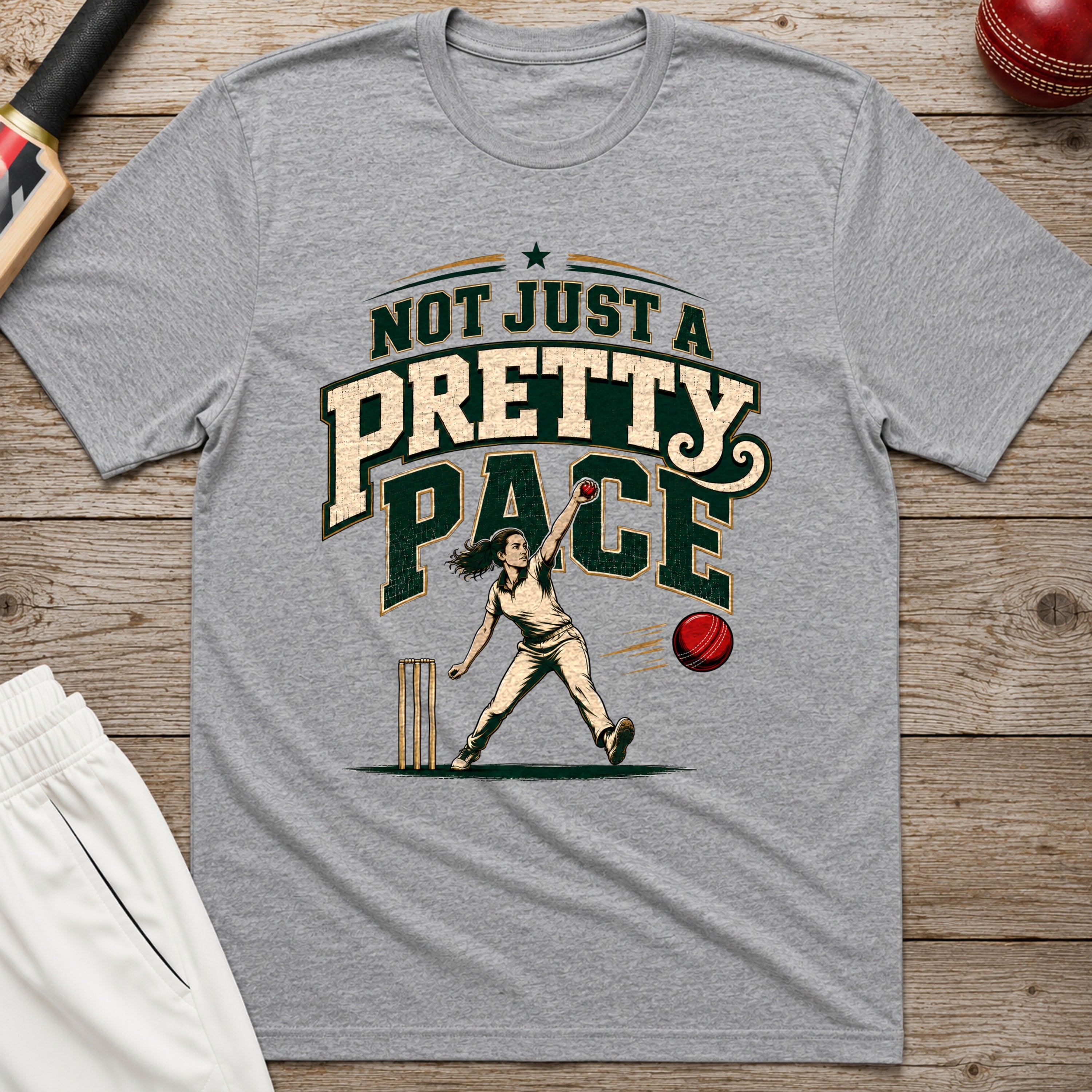 Not Just A Pretty Pace T-Shirt - Sport Grey