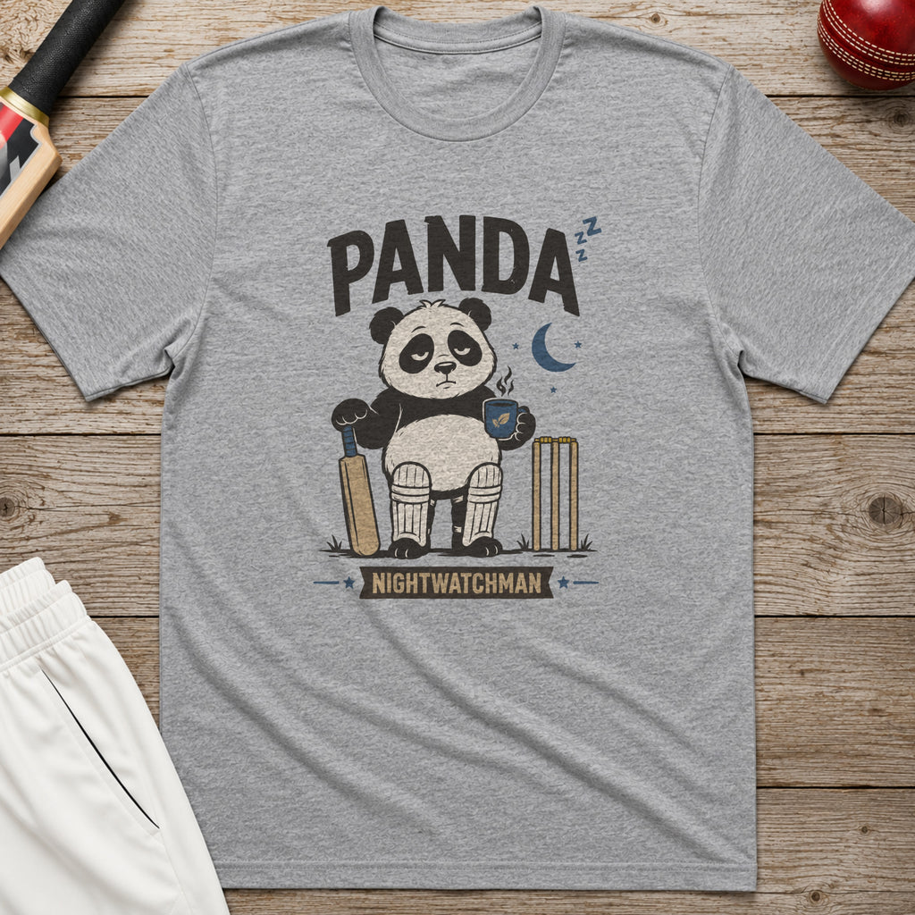 Panda Nightwatchman T-Shirt - Sport Grey