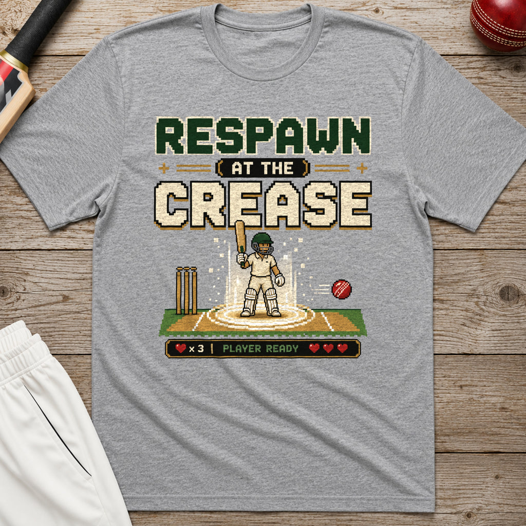Respawn At The Crease T-Shirt - Sport Grey