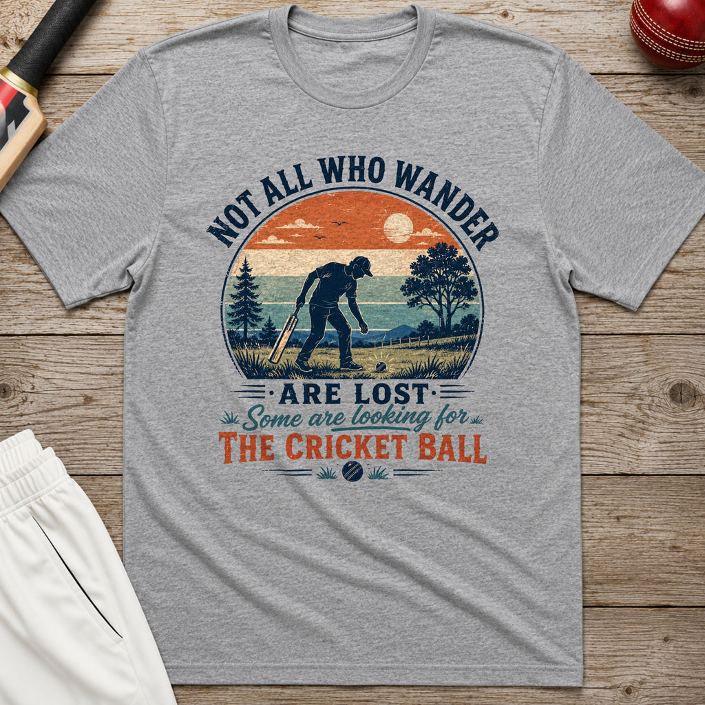 Not All Who Wander Are Lost T-Shirt - Sport Grey