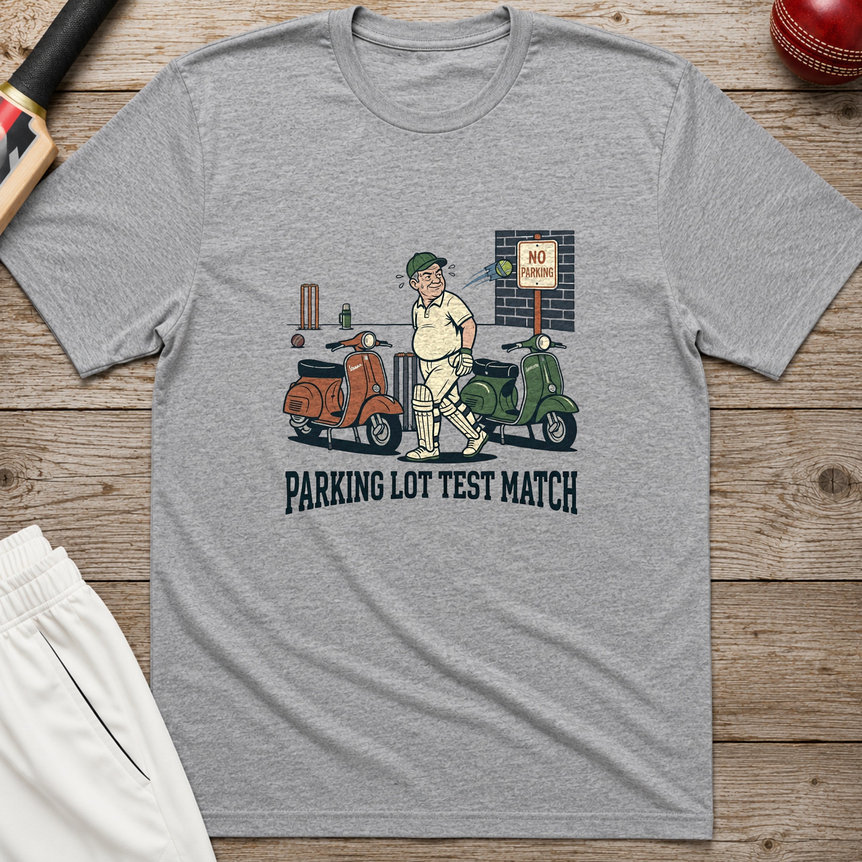 Parking Lot Test Match T-Shirt - Sport Grey