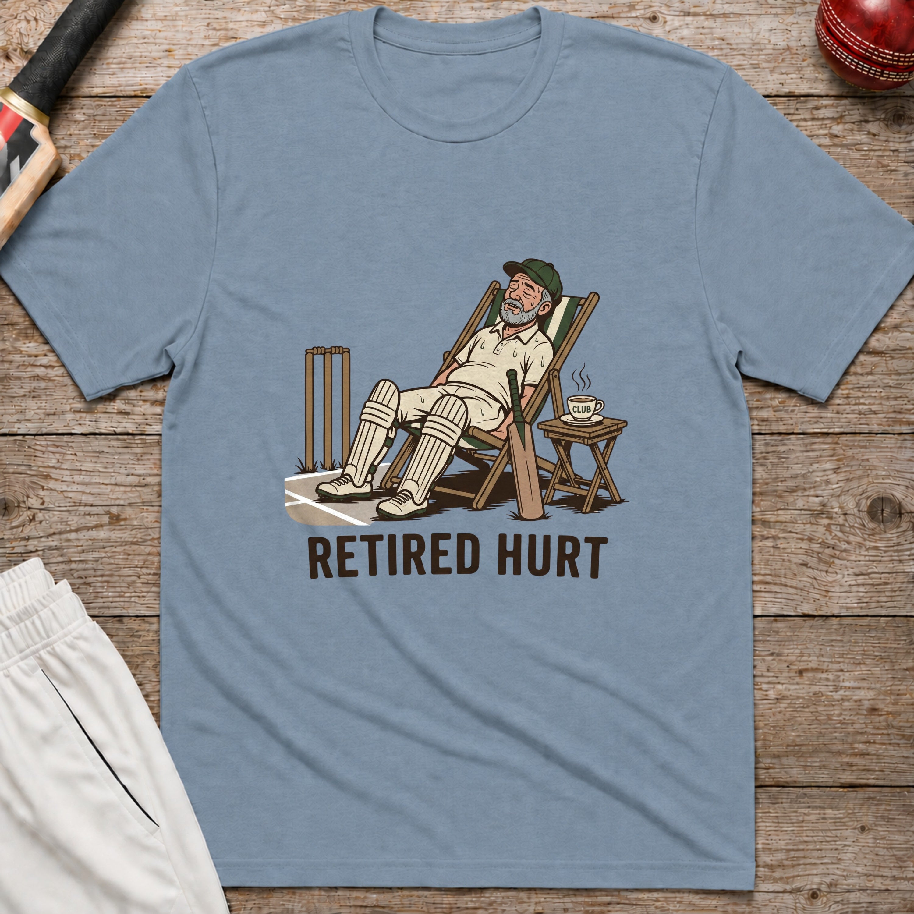 Retired Hurt T-Shirt - Stone Blue
