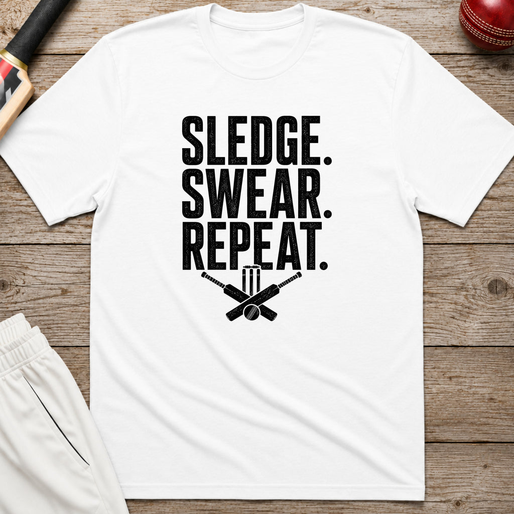 Sledge Swear Repeat - White