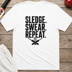 Sledge Swear Repeat - White