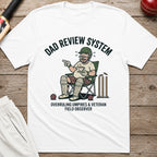 Dad Review System T-Shirt - White