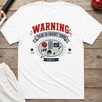 Talks In Cricket Terms Only T-Shirt - White