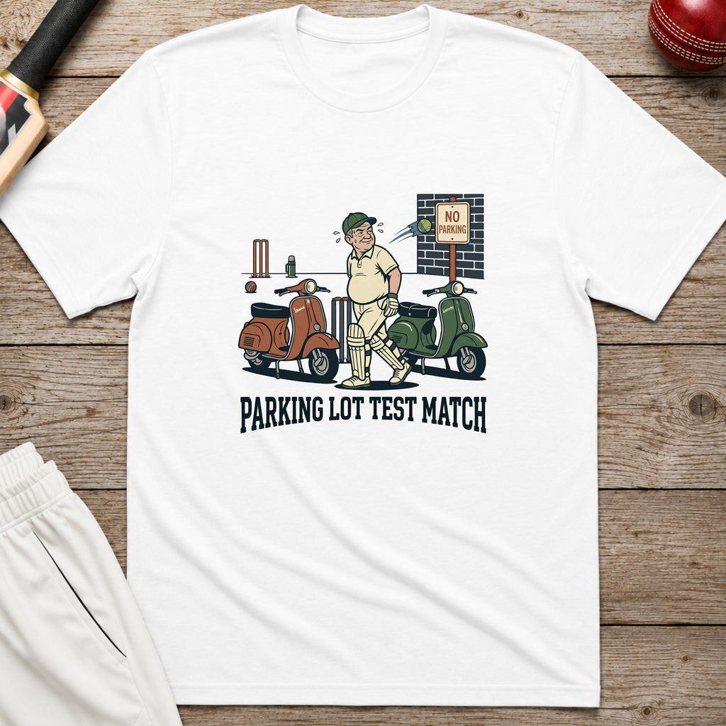 Parking Lot Test Match T-Shirt - White