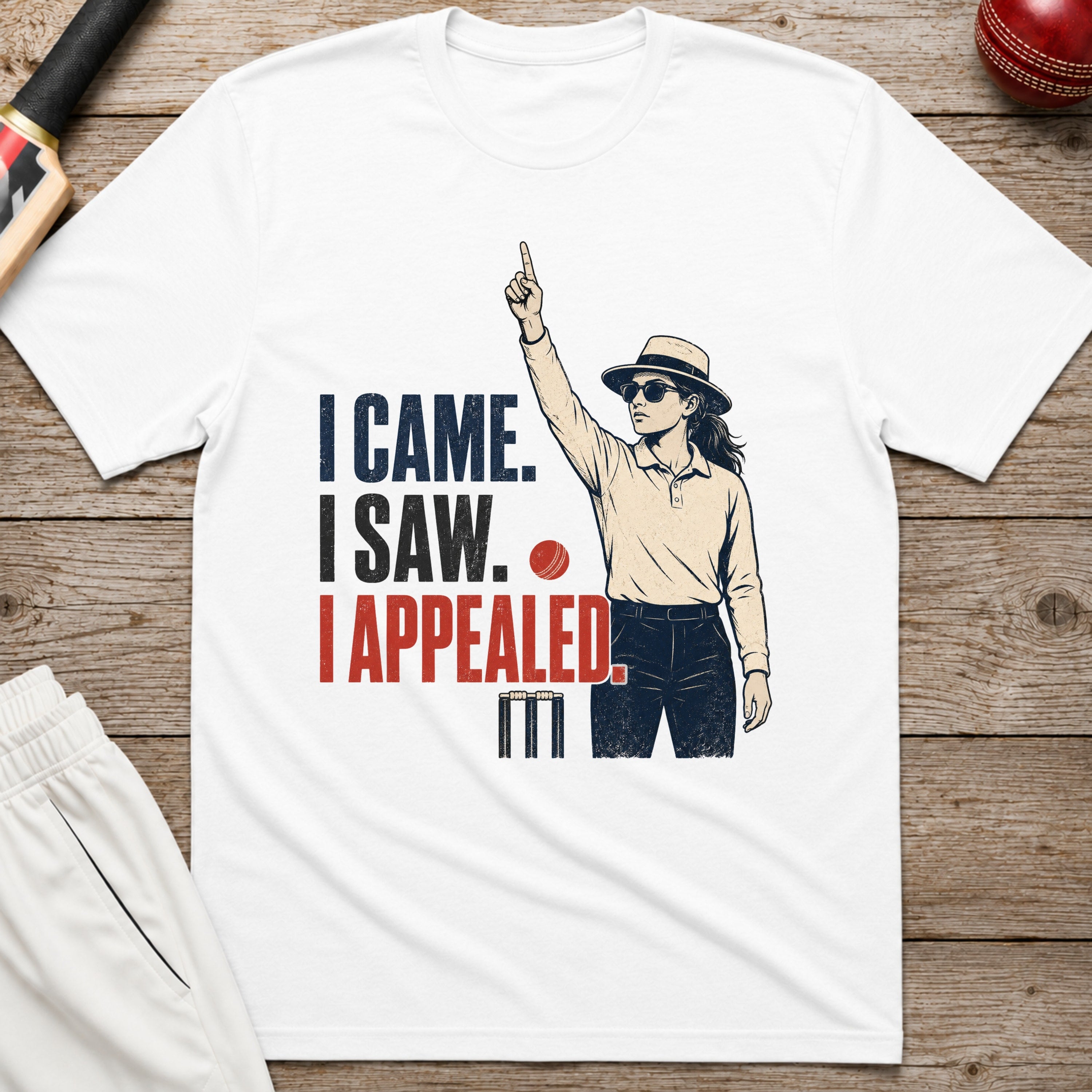 I Came I Saw I Appealed T-Shirt - White