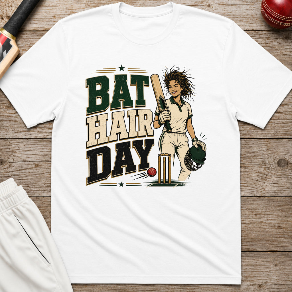 Bat Hair Day T-Shirt - White