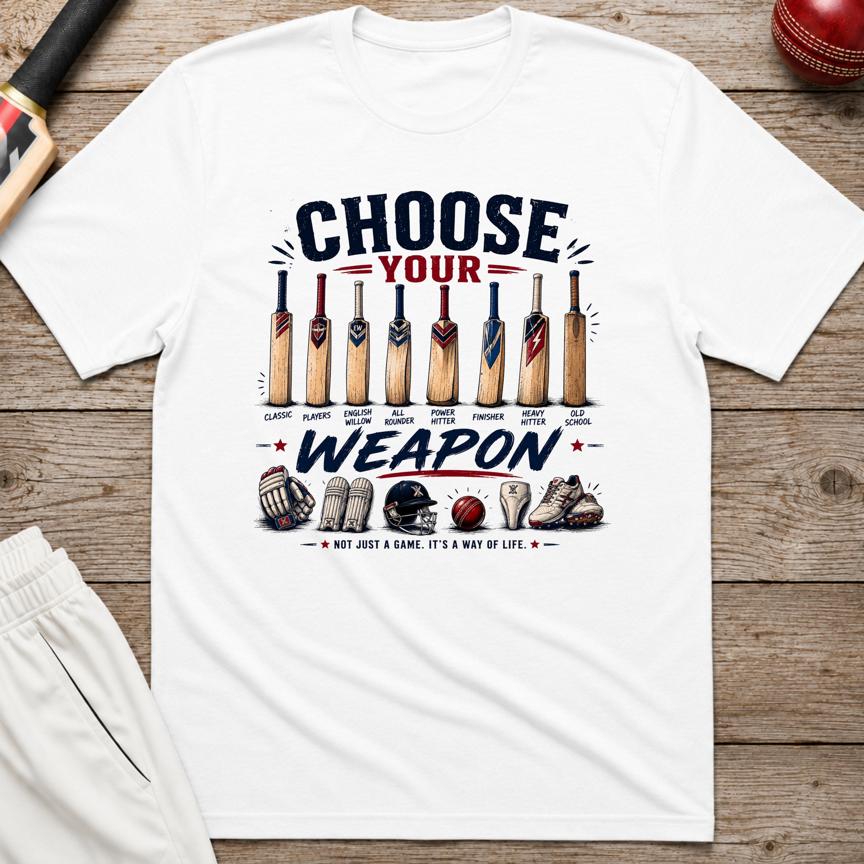 Choose Your Weapon T-Shirt - White