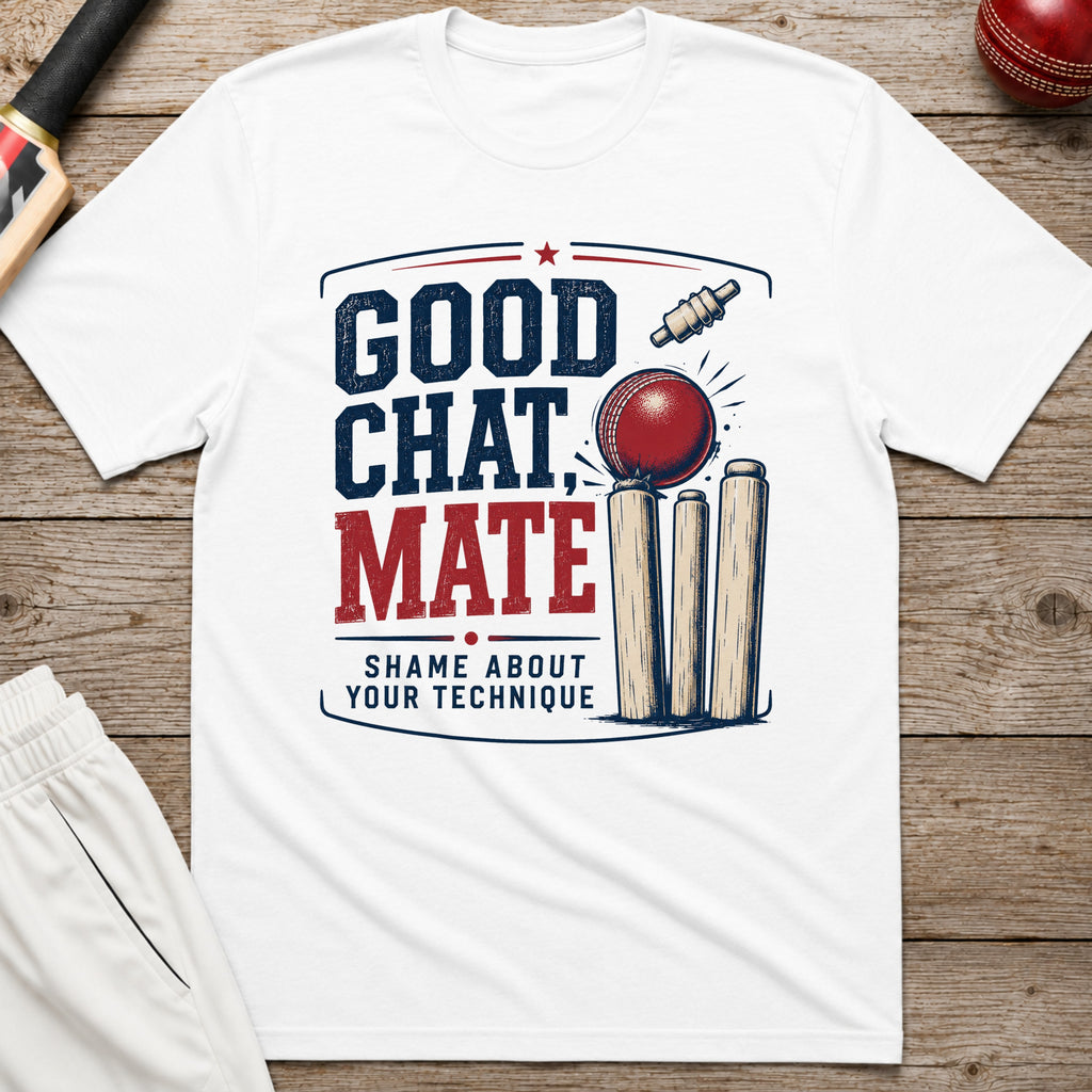 Good Chat Mate T-Shirt - White