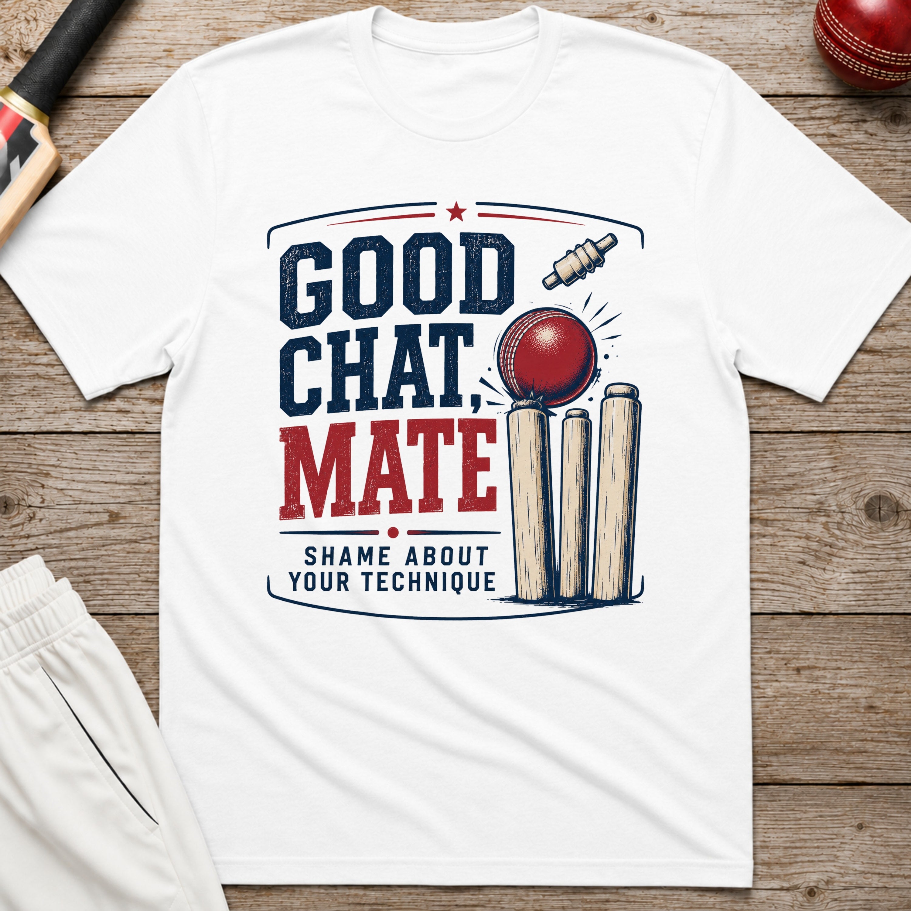Good Chat Mate T-Shirt - White