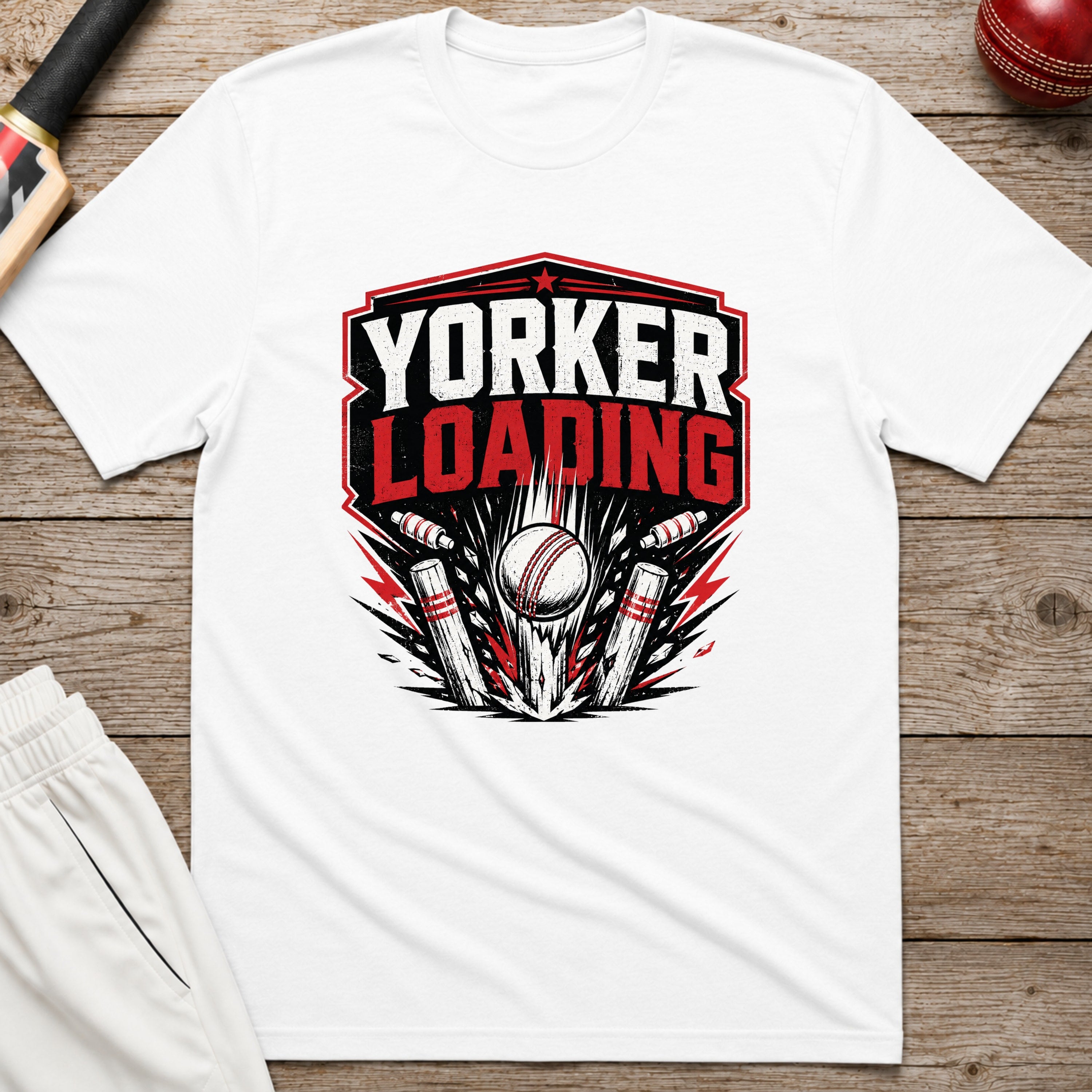 Yorker Loading T-Shirt - White