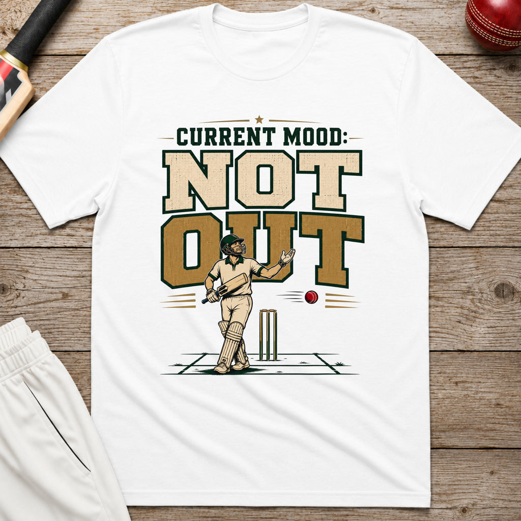 Current Mood Not Out T-Shirt - White