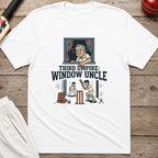 Third Umpire Window Uncle T-Shirt - White