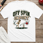 Off Spin On Point T-Shirt - White