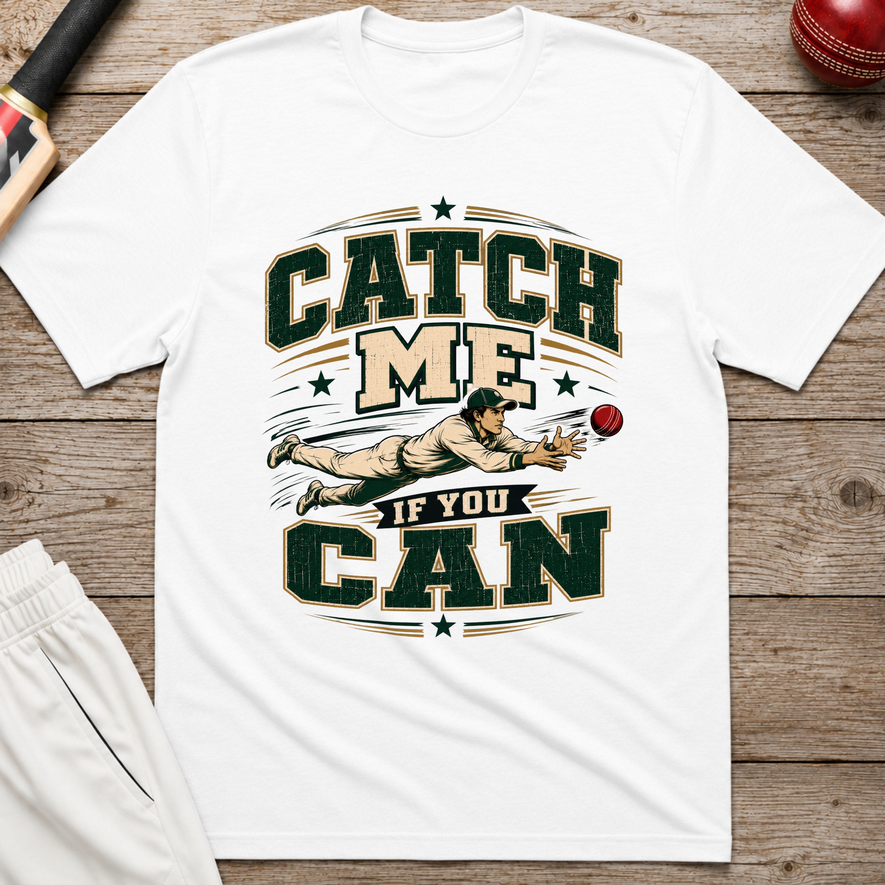 Catch Me If You Can T-Shirt - White