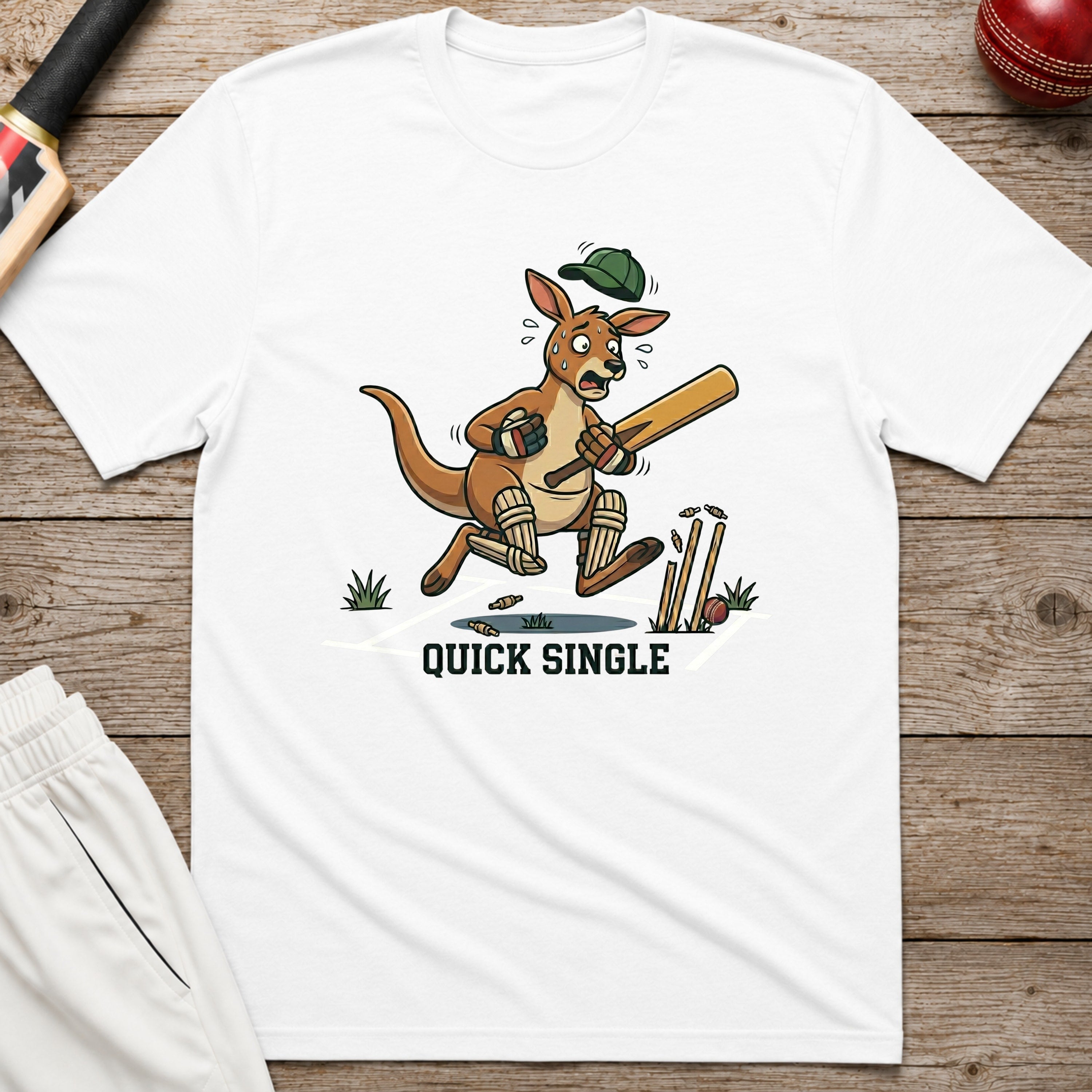 Quick Single T-Shirt - White