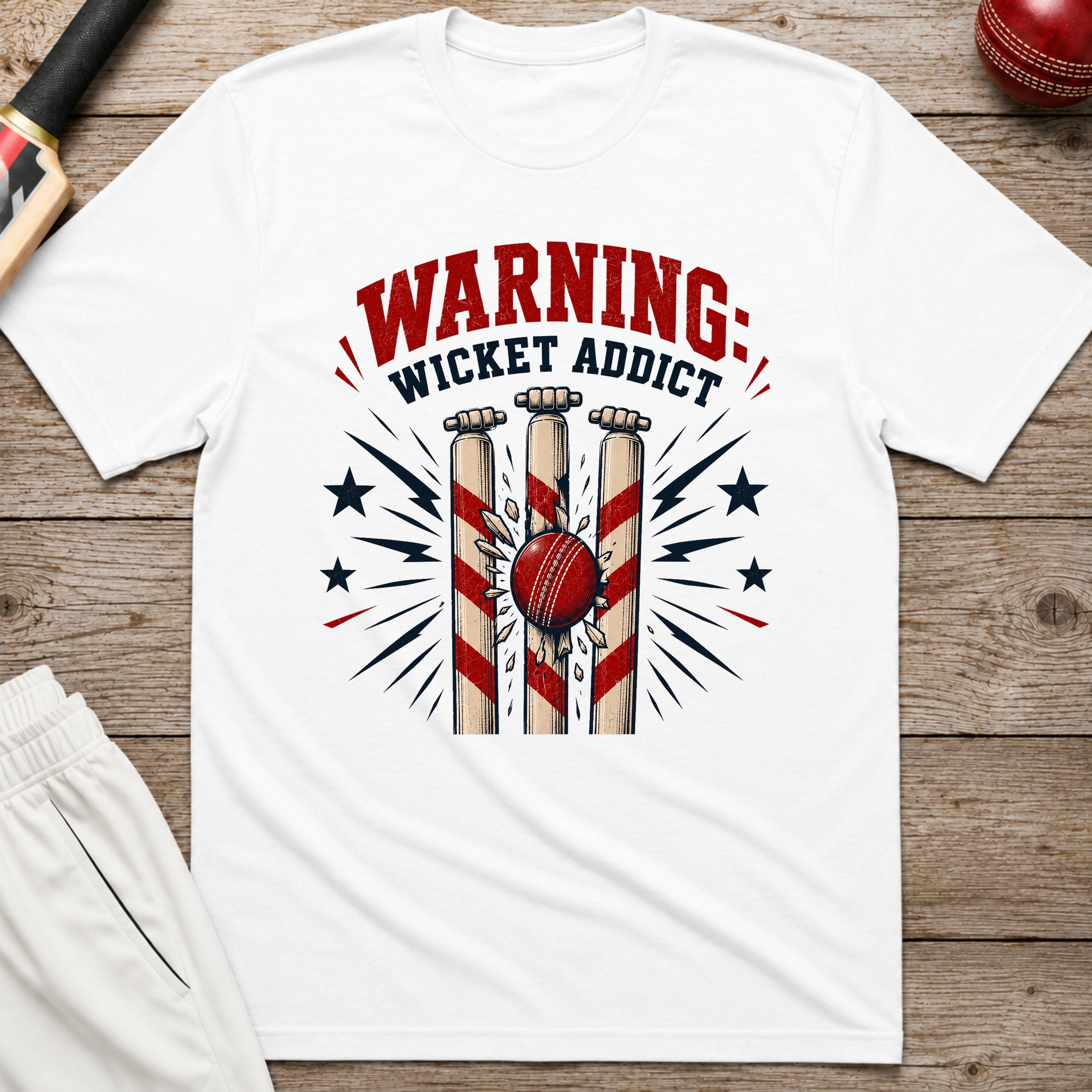 Wicket Addict T-Shirt - White