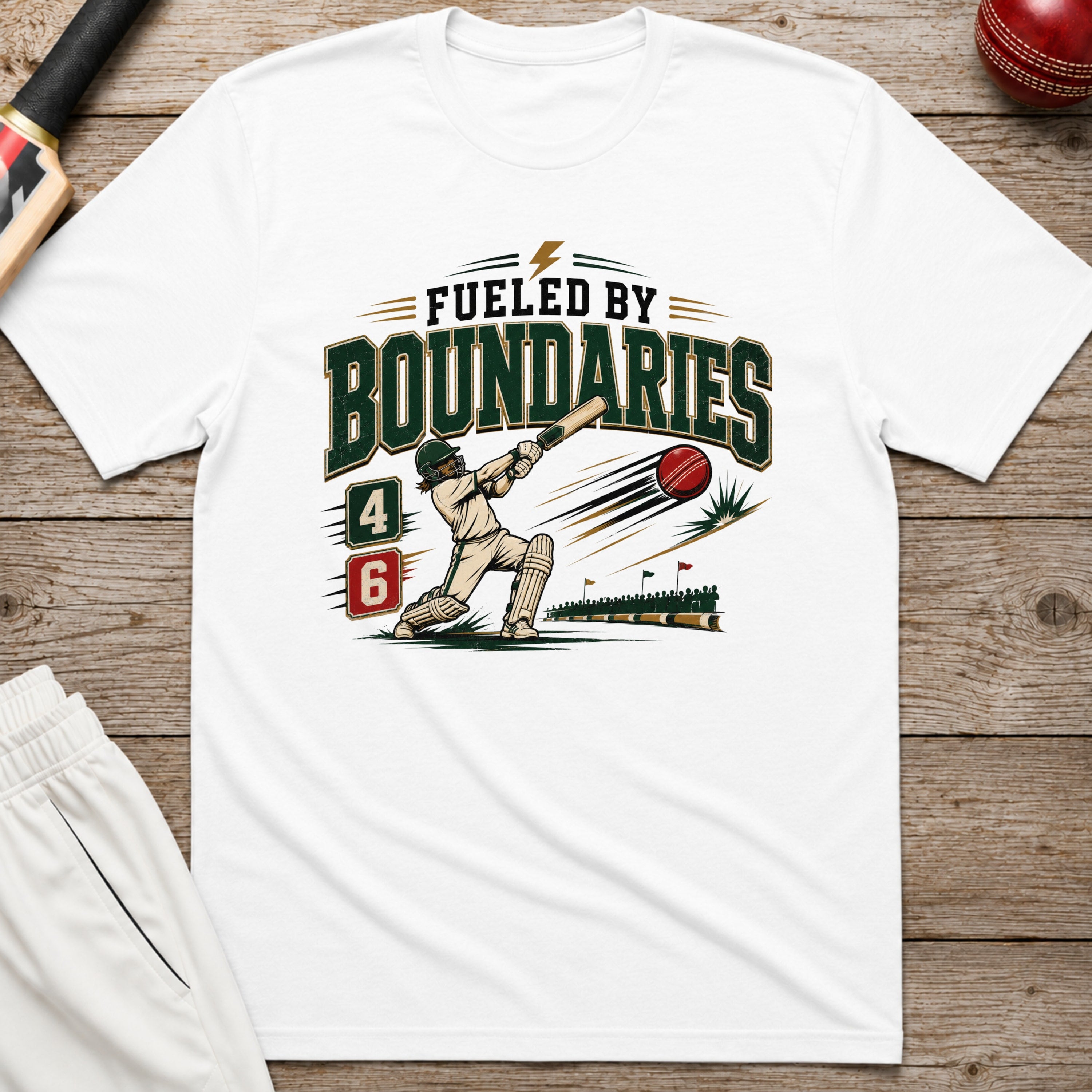 Fueled By Boundaries T-Shirt - White