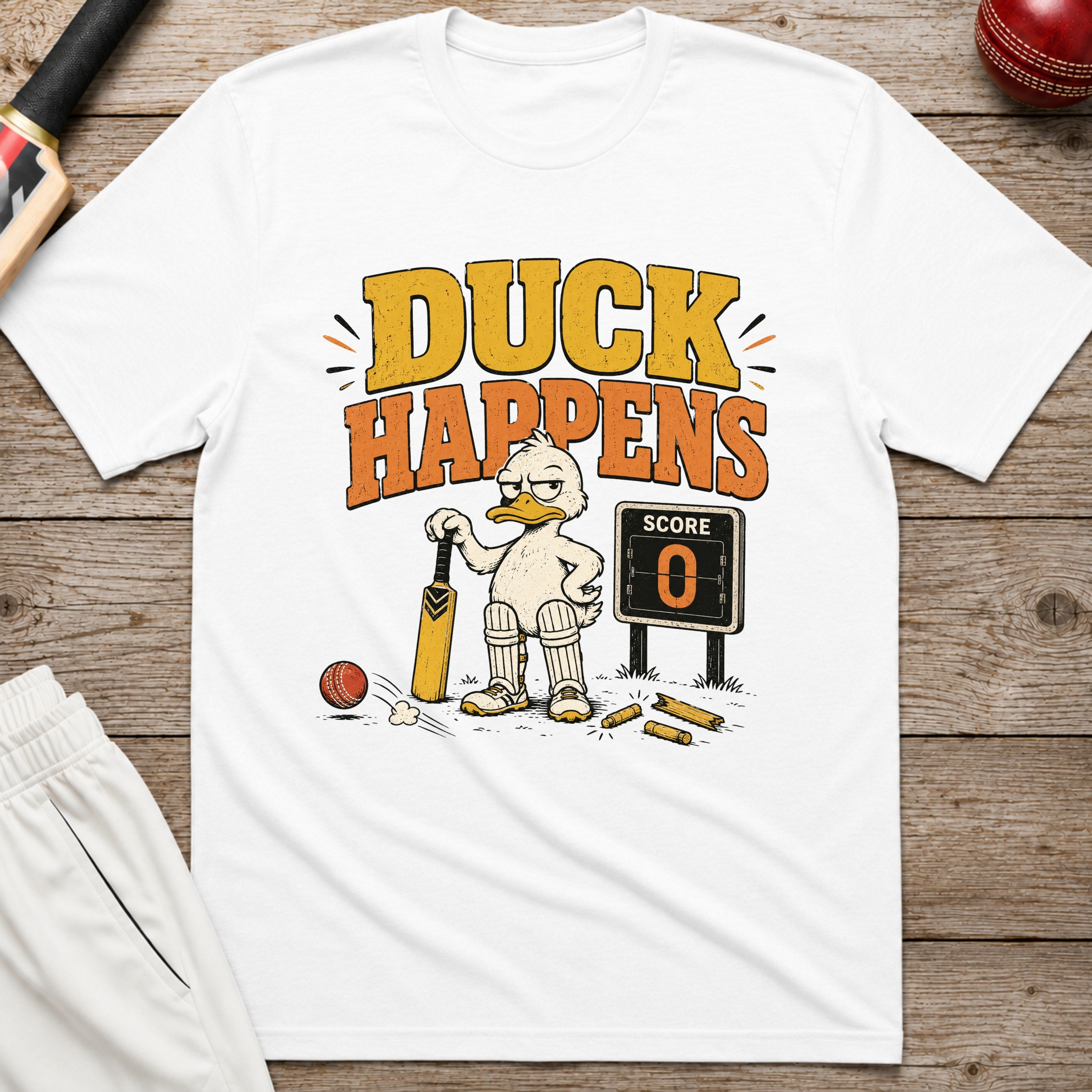 Duck Happens T-Shirt - White