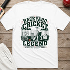 Backyard Cricket Legend T-Shirt - White